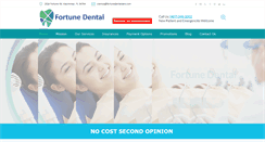 Desktop Screenshot of fortunedentalcare.com